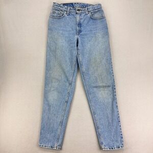 VTG 90s Levi's Jeans size 28x28 Light Wash Denim Tapered Fit Mom Workwear